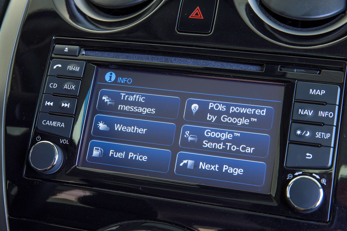 Nissan Note sat-nav