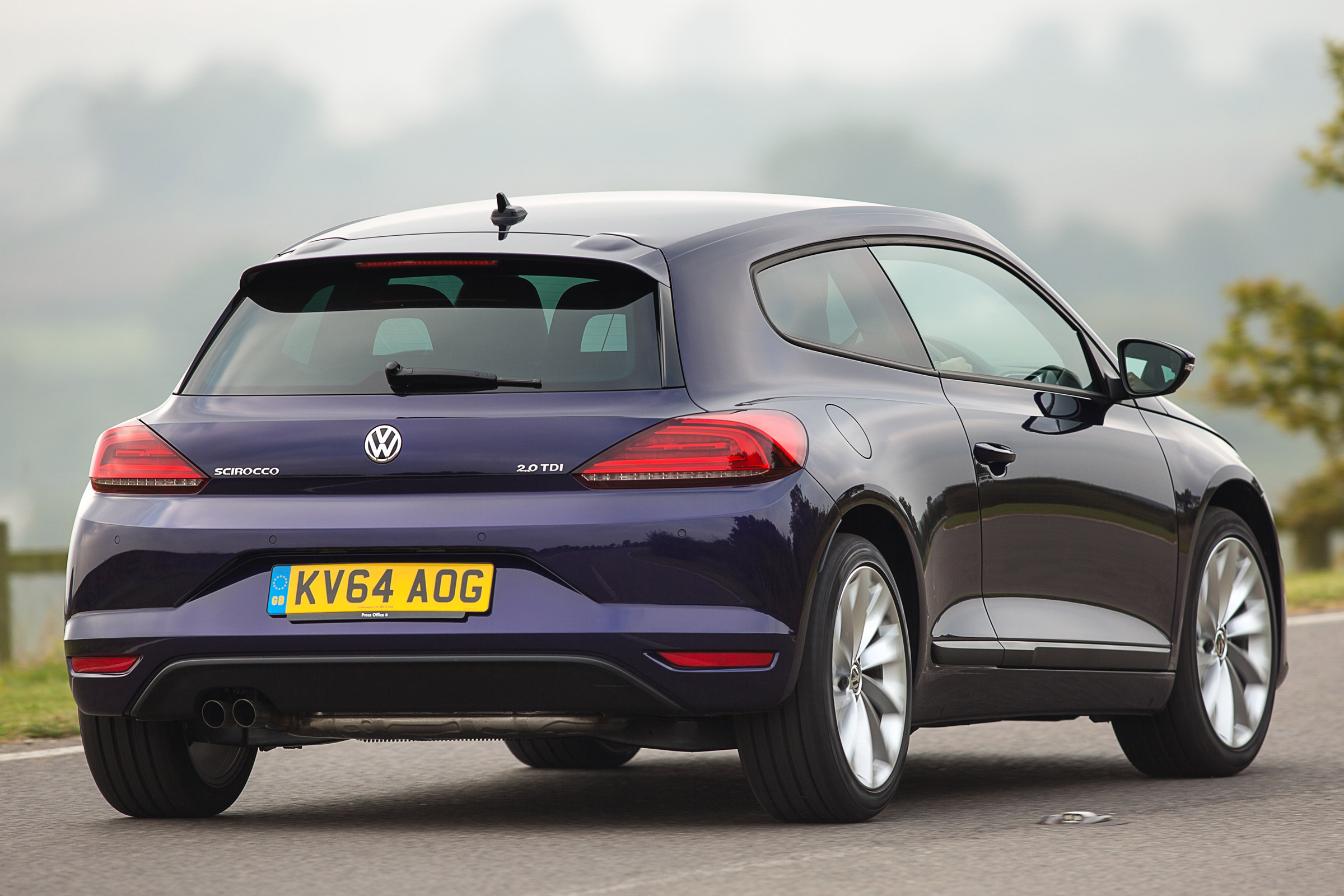 VW Scirocco 1.4 TSI rear action
