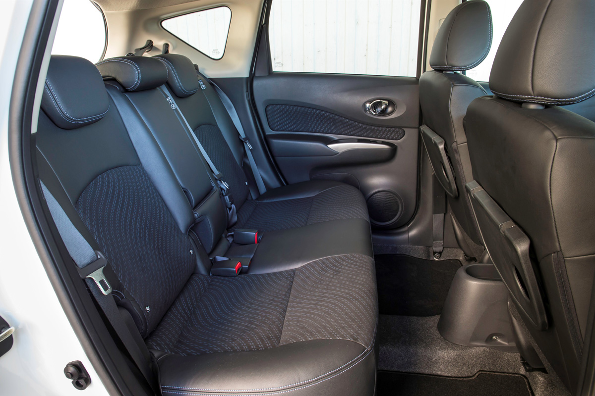 Nissan Note rear seats