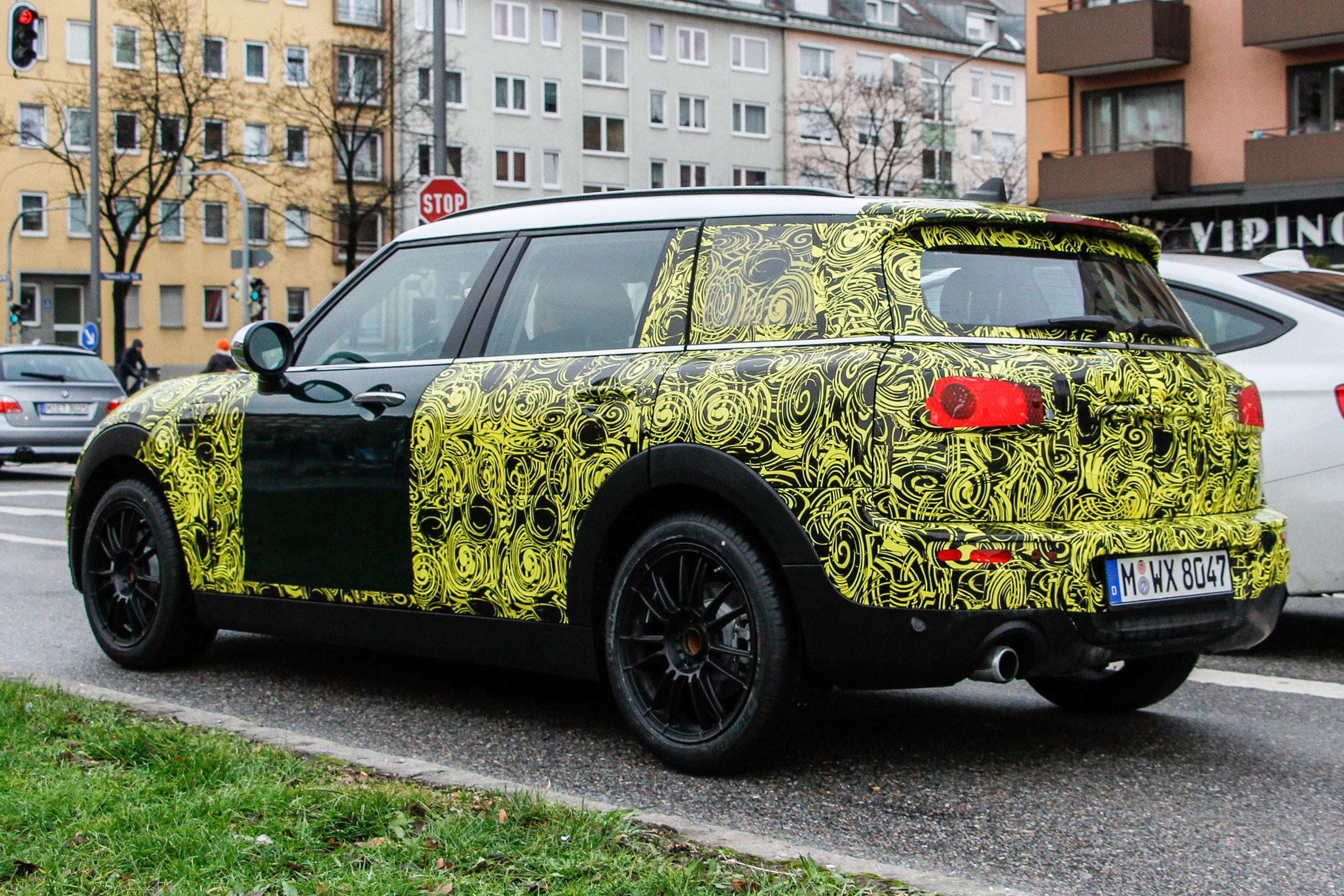 2015 Mini Clubman spyshots side rear