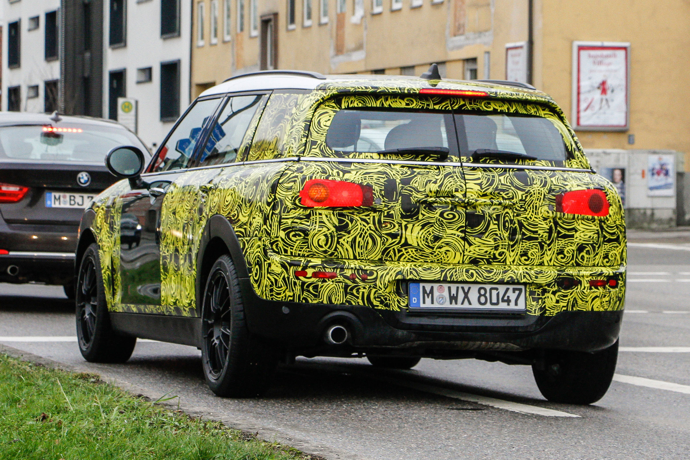 2015 Mini Clubman spyshots rear