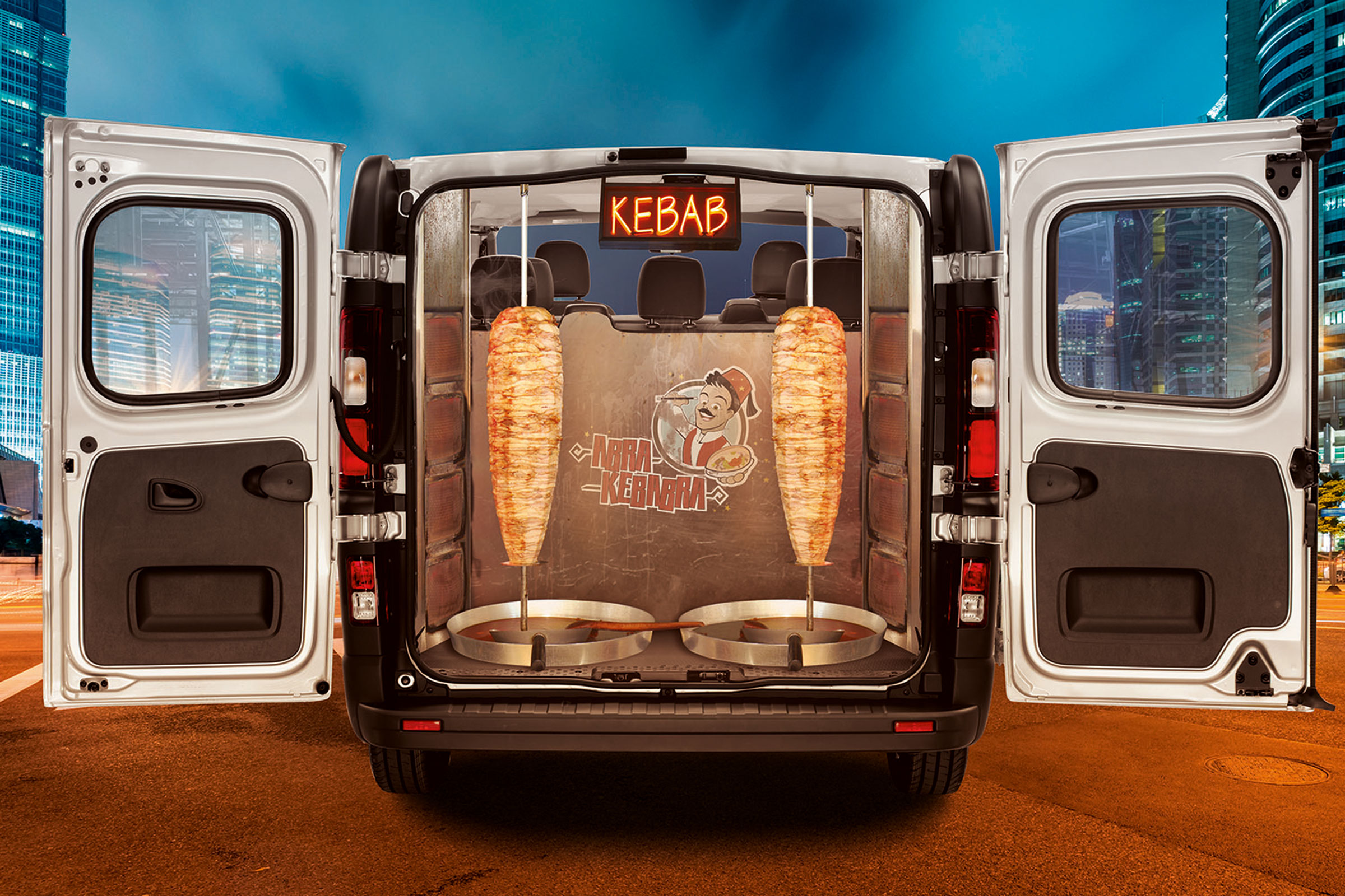 Vauxhall's mobile kebab shop taxi