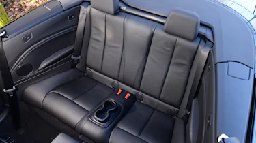 BMW 220d Convertible rear seats