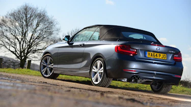 BMW 220d Convertible rear static