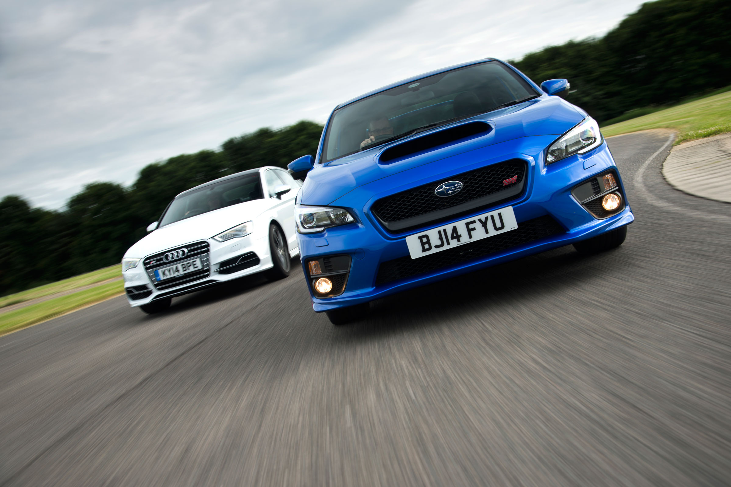 Subaru WRX STi vs Audi S3 Saloon