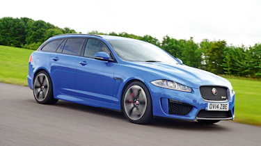 Jaguar XFR-S Sportbrake front tracking