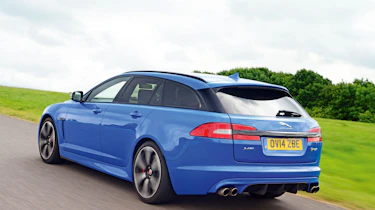 Jaguar XFR-S Sportbrake rear tracking