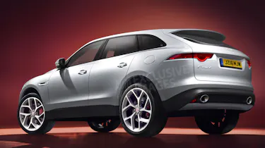 Jaguar F-Pace SUV Auto Express rendering - rear