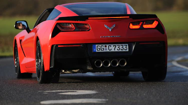 Chevrolet Corvette Stingray UK corner rear