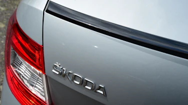 Skoda Octavia - badge and spoiler