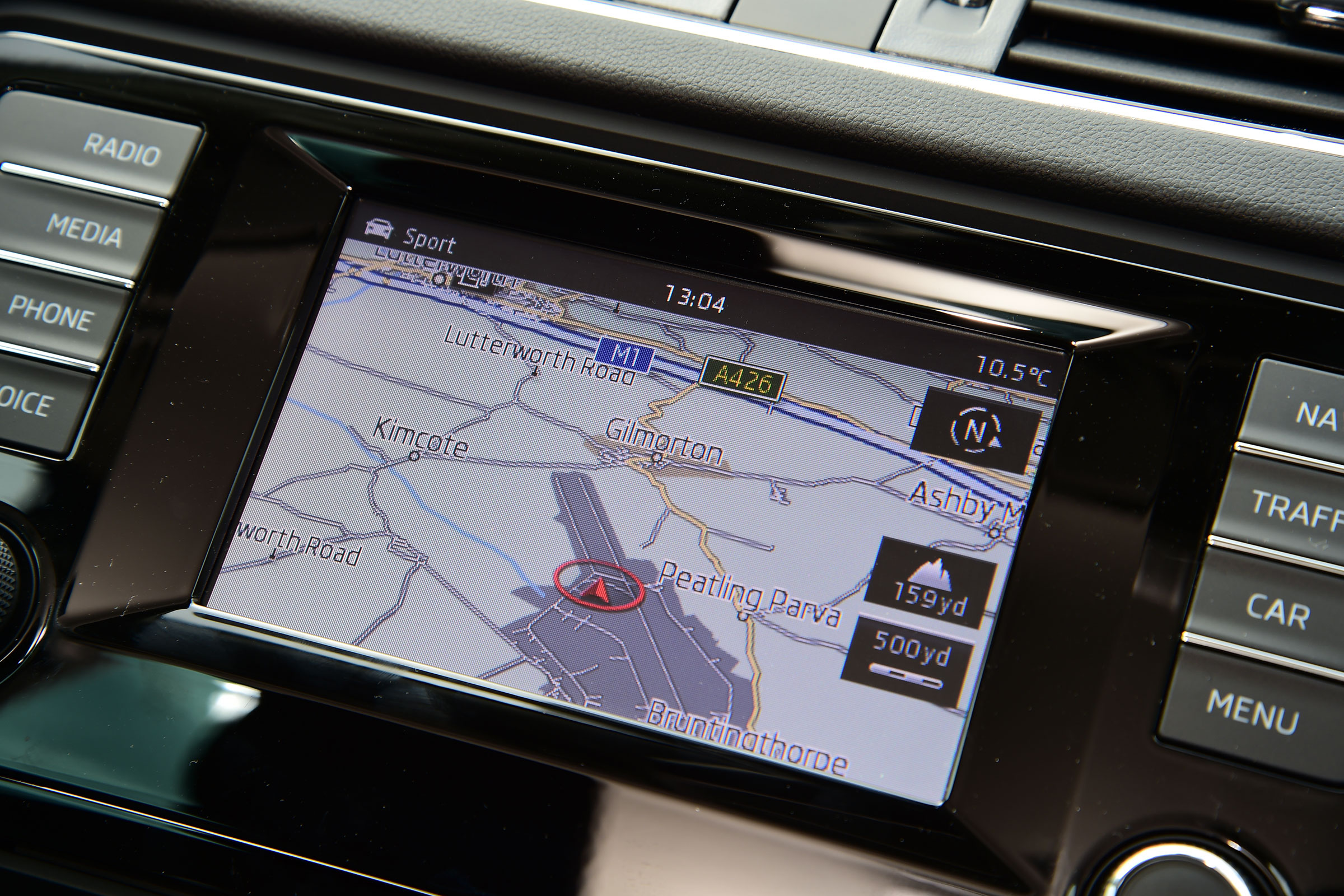 Skoda Octavia - sat nav