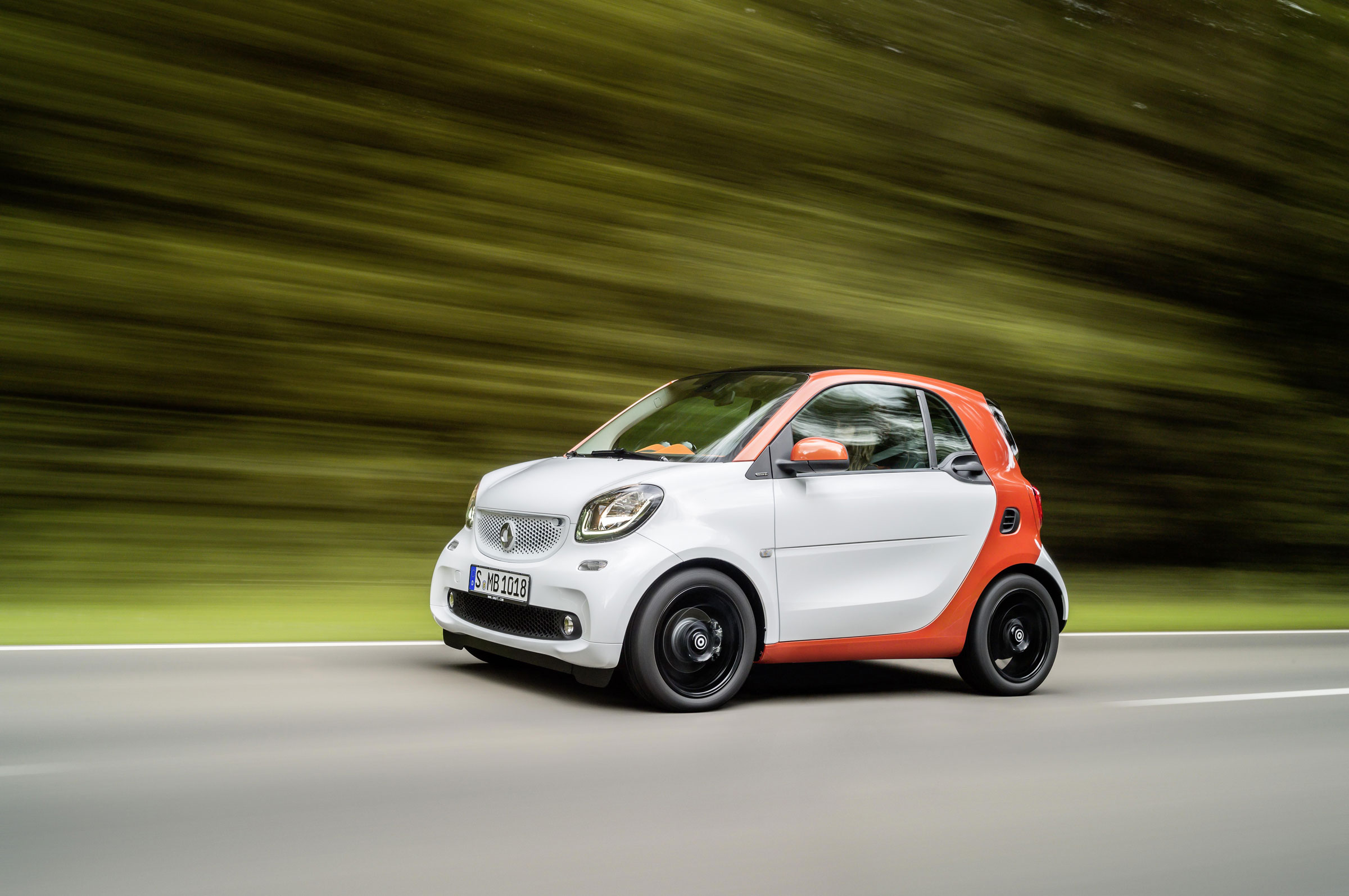 Smart ForTwo - white tracking 