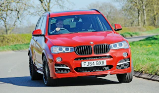 Alpina XD3 - front cornering