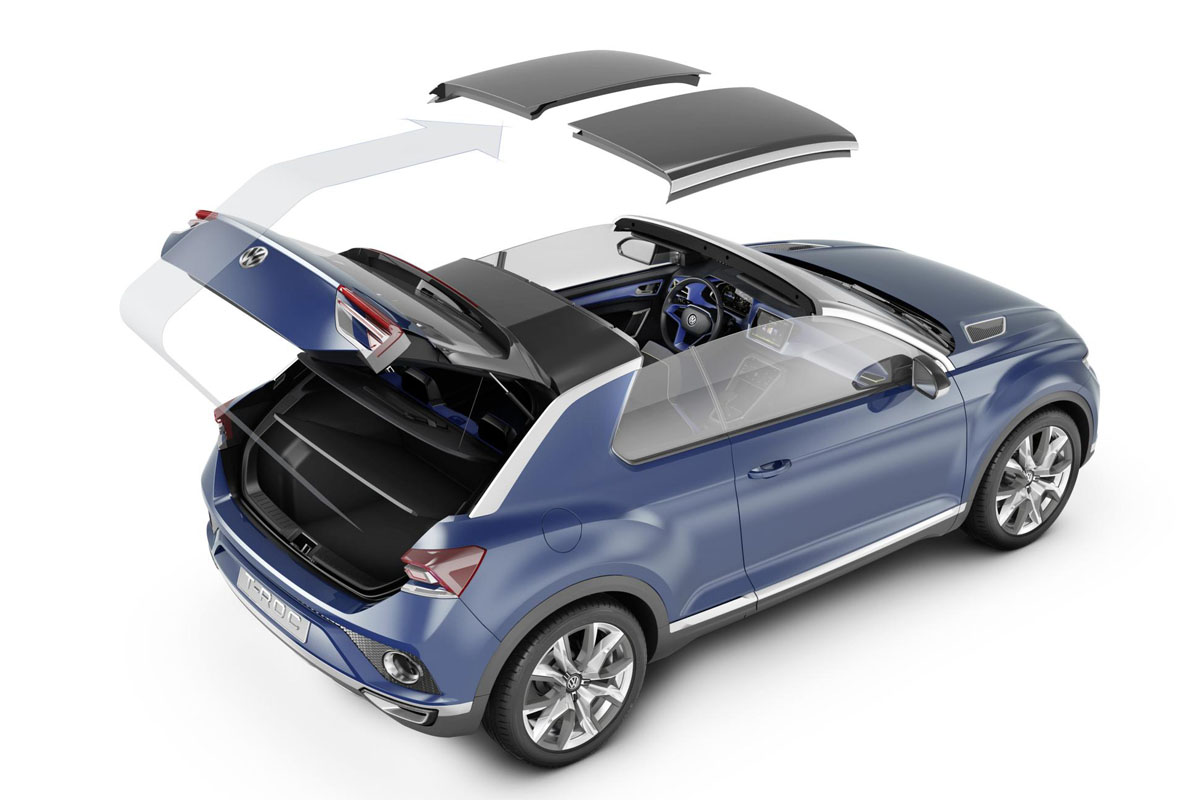 VW T-ROC concept 2014 roof