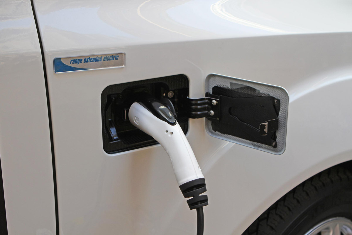 Electric Metrocab charging point
