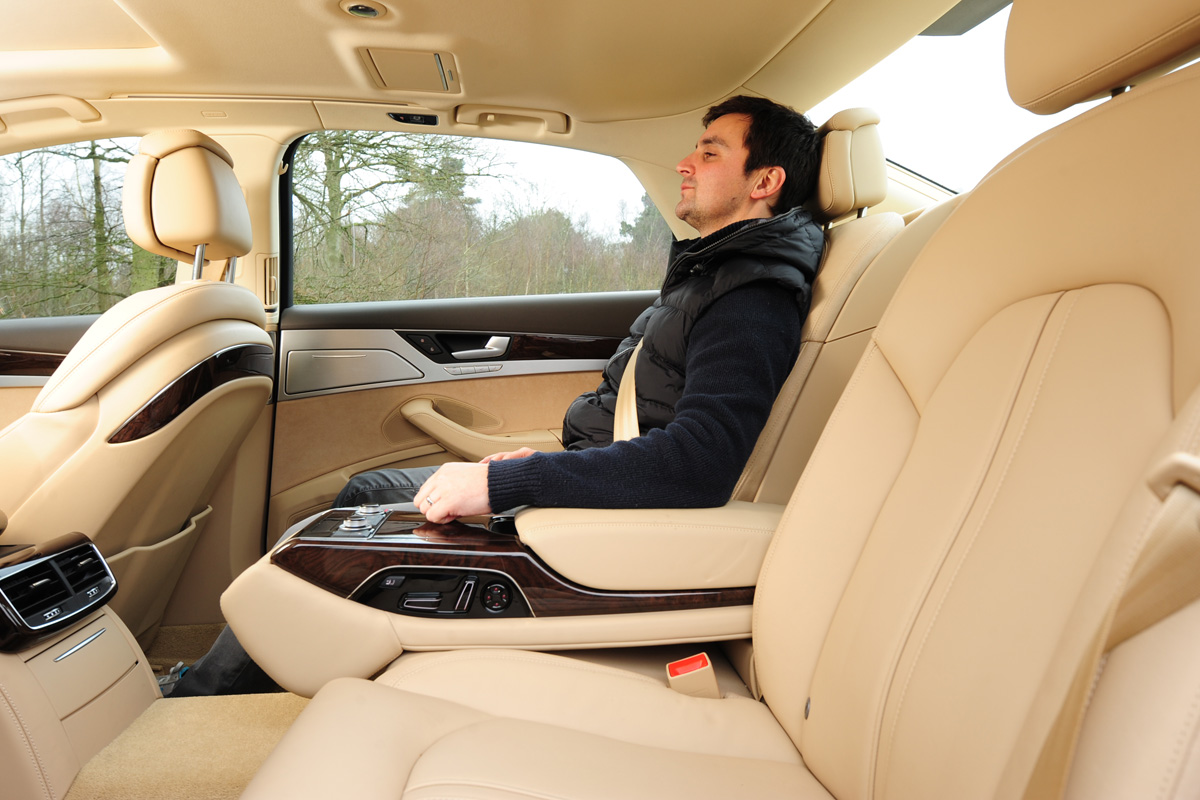 Audi A8 L rear seats