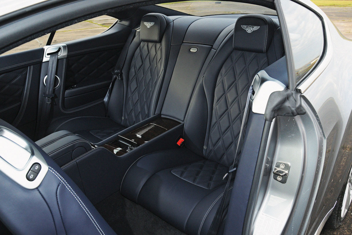 Bentley Continental GT Speed rear seats