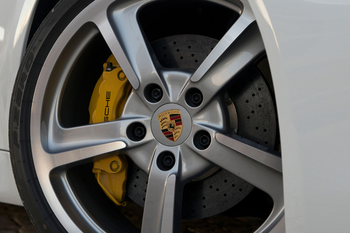 Porsche Cayman S wheel detail