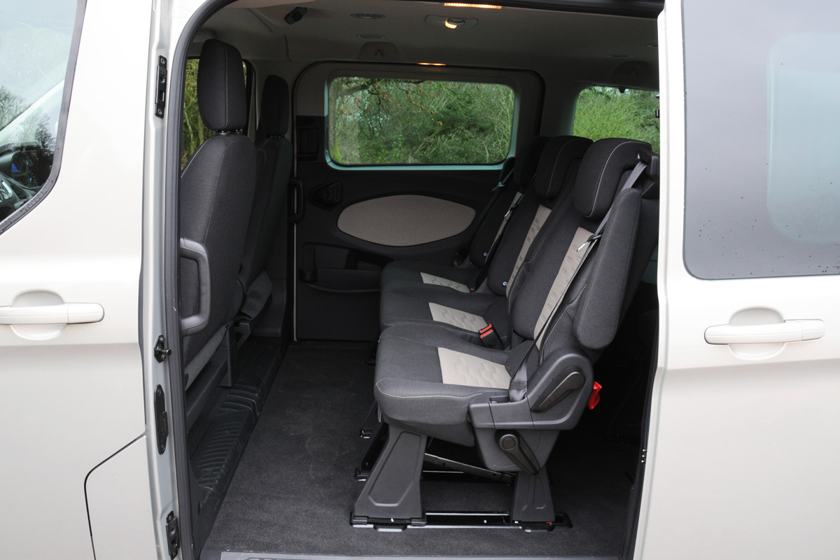 Ford Tourneo Custom rear seats