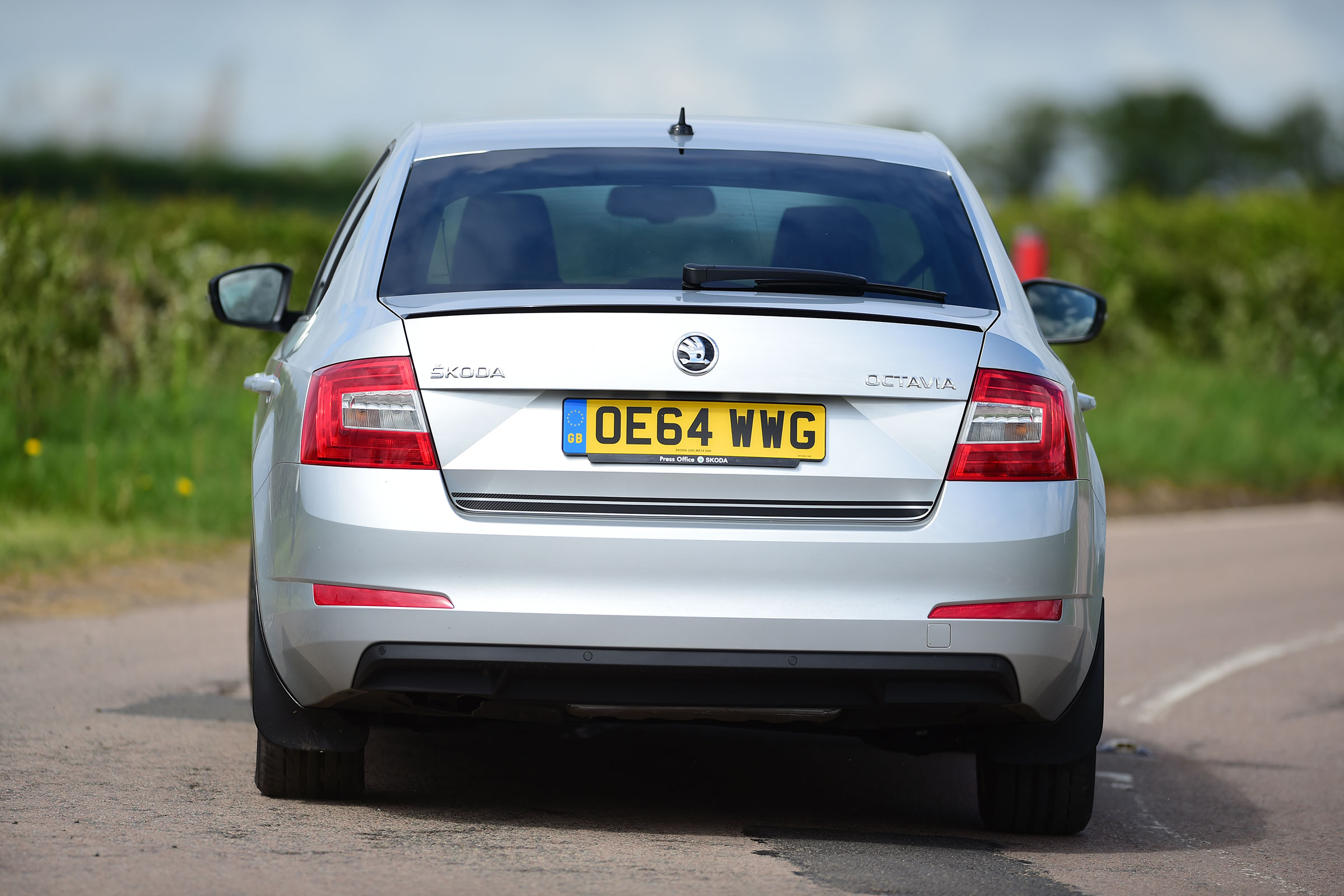 Skoda Octavia - rear cornering