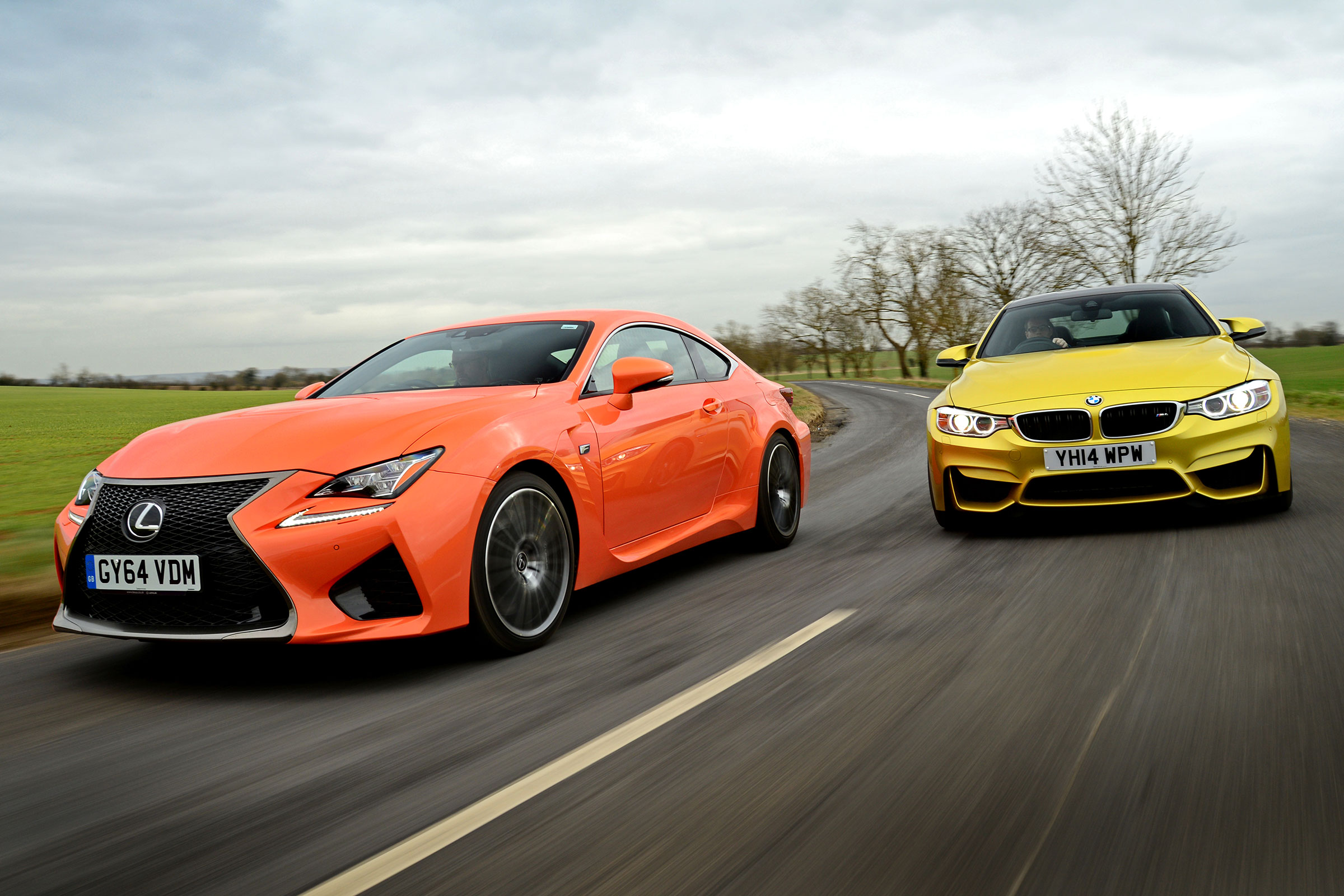 Lexus RC F vs BMW M4