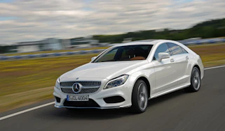 New Mercedes CLS 2014 action