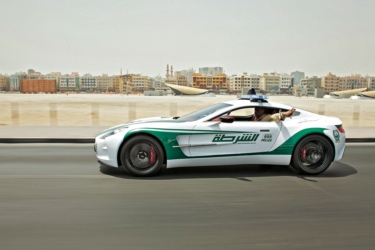 Aston Martin One-77 police car