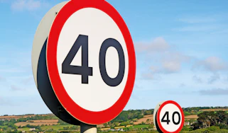 Speed limit sign