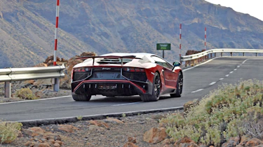 Lamborghini Aventador SV spied 2