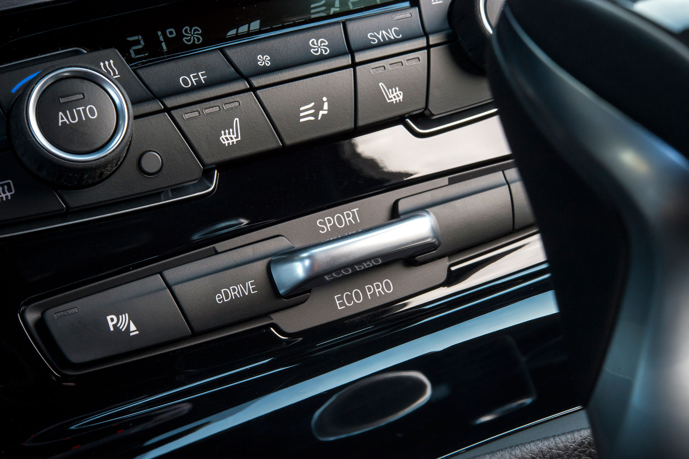 BMW 2 Series Active Tourer eDrive - switches