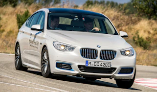 BMW 5 Series GT Hydrogen Fuel Cell - front action