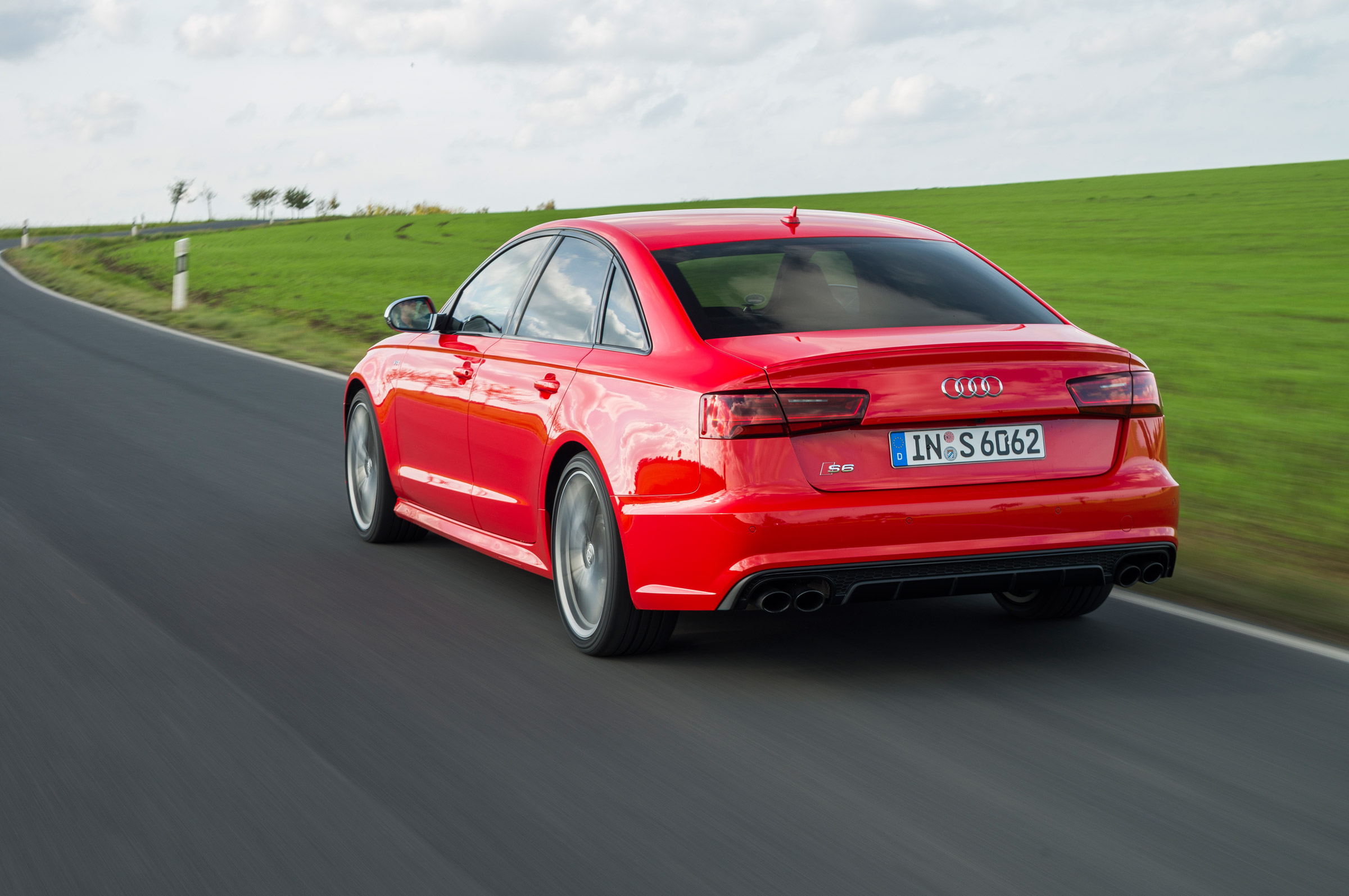 Audi S6 saloon 2014 rear