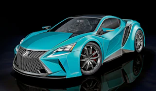 BMW and Lexus rendering