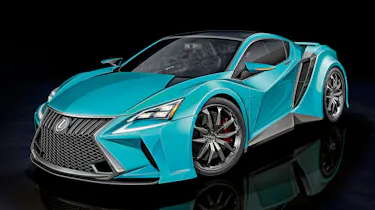 BMW and Lexus rendering