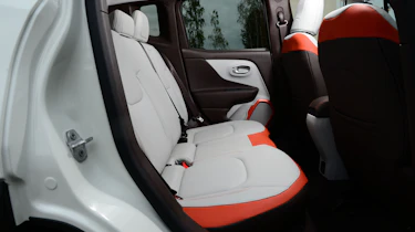 Jeep Renegade rear seats