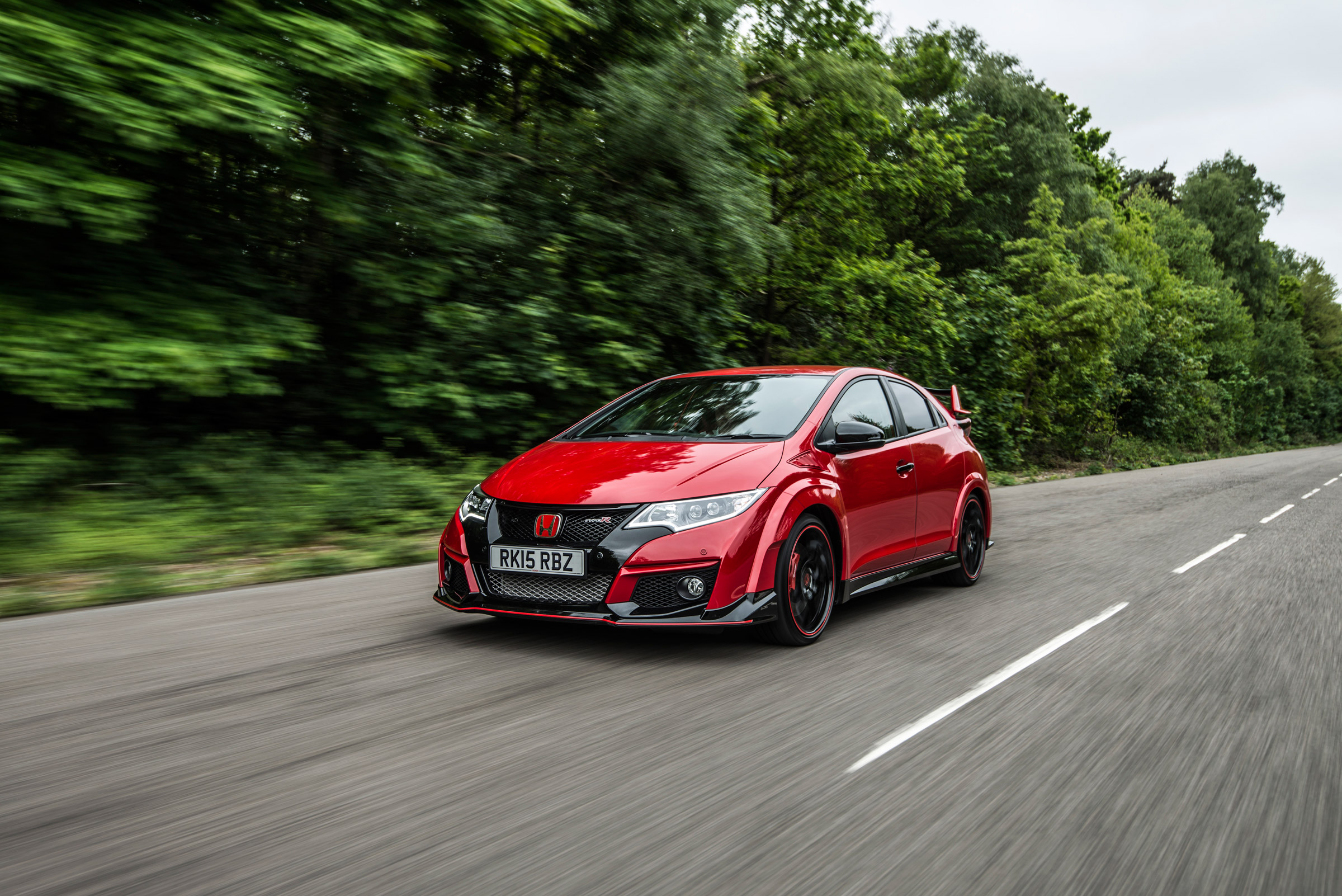 New Honda Civic Type R 2015 driving