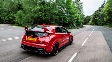 New Honda Civic Type R 2015 rear tracking