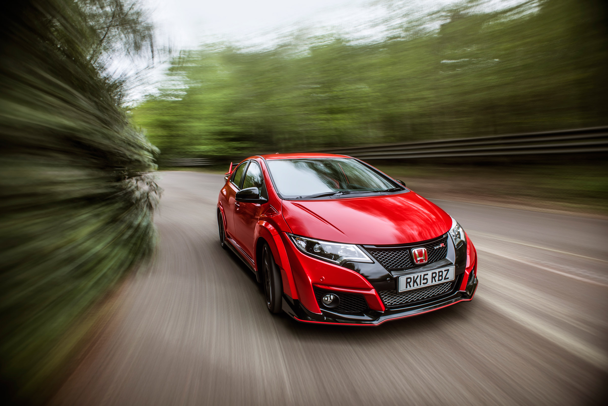 New Honda Civic Type R 2015 action
