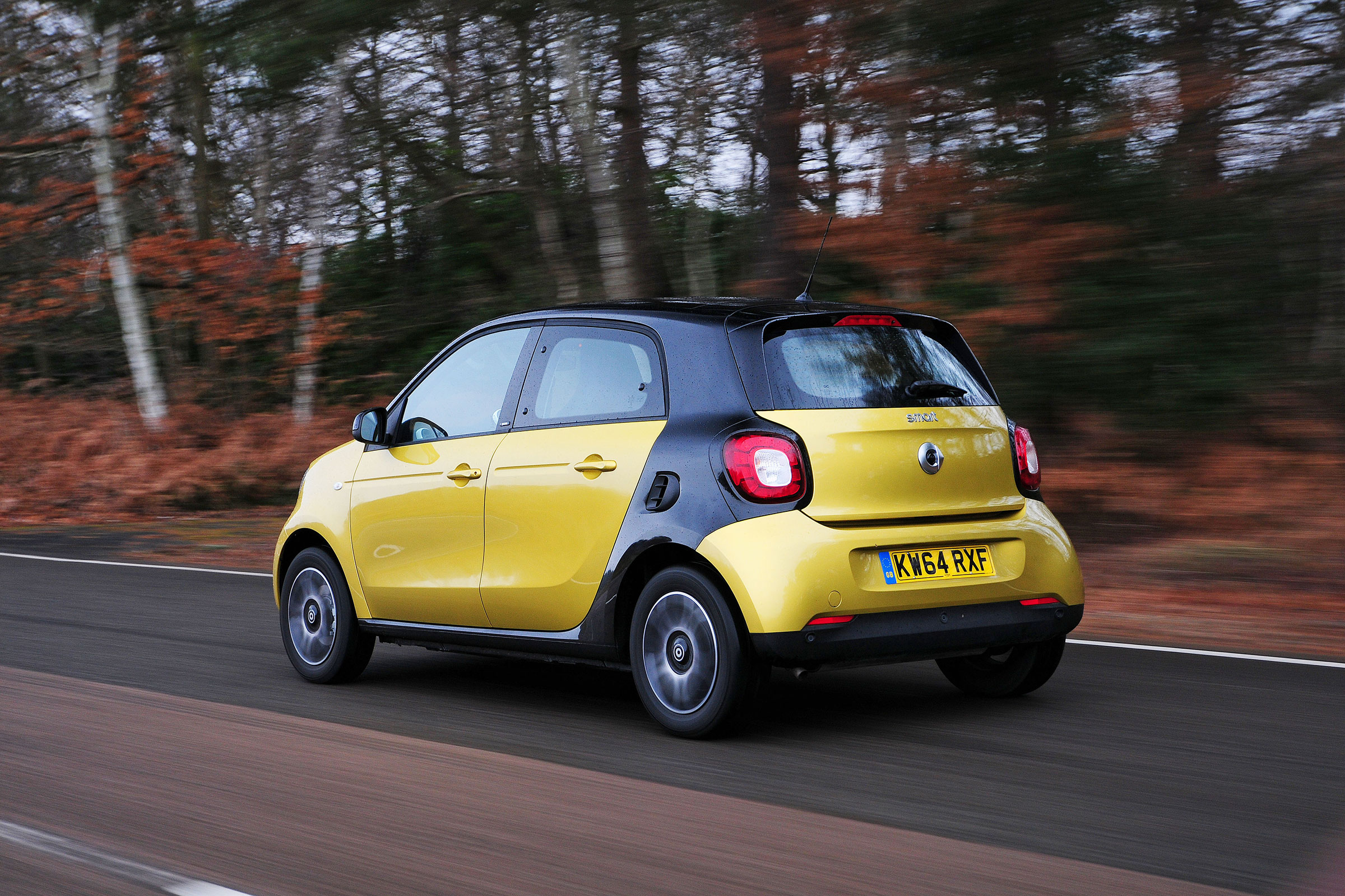 Smart ForFour - rear tracking