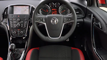 Vauxhall Astra BiTurbo steering wheel