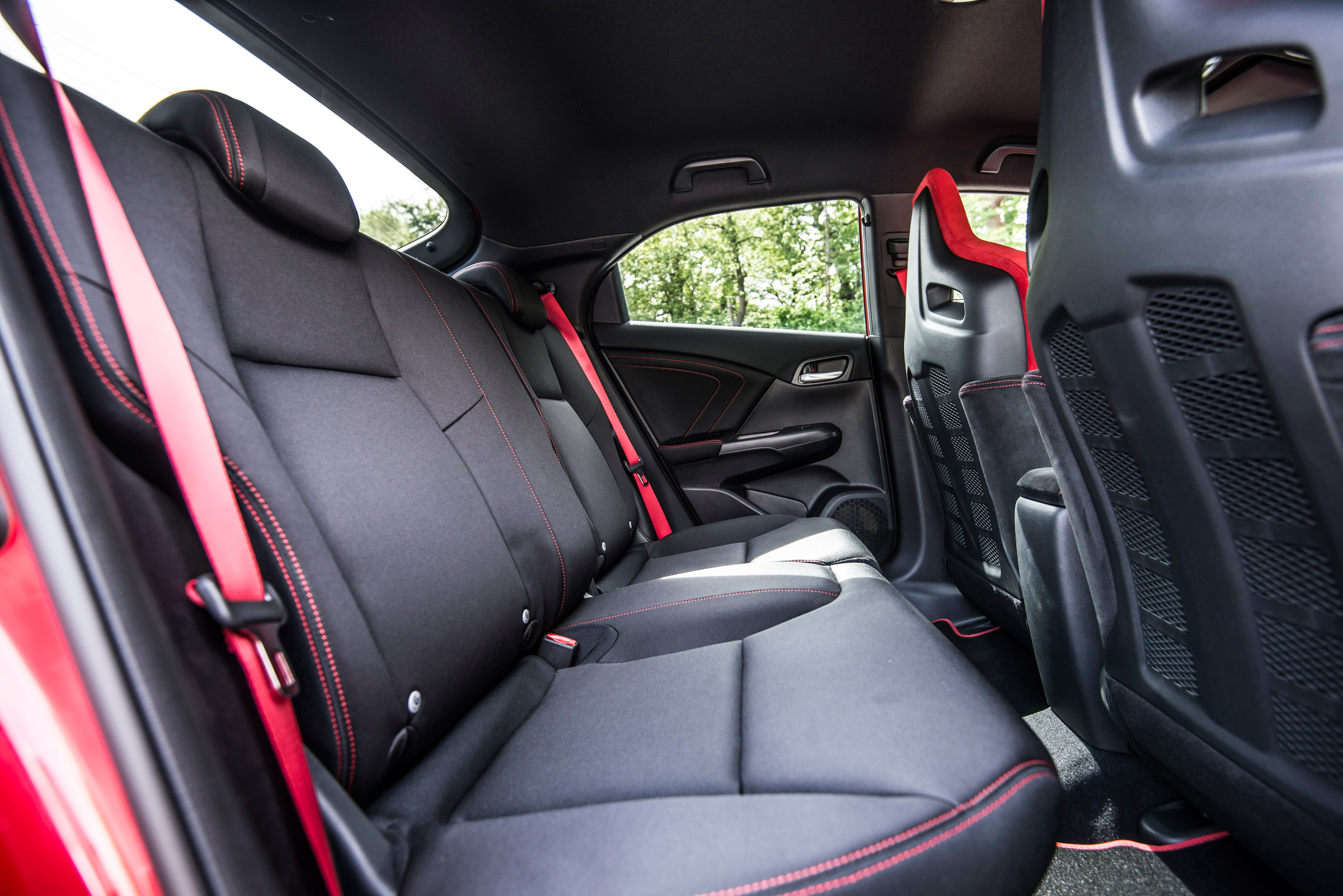 New Honda Civic Type R 2015 rear seats