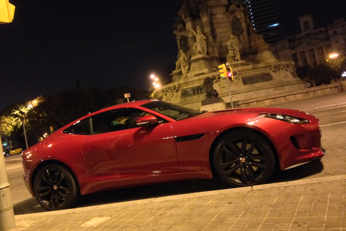 Jaguar F-Type coupe Barcelona
