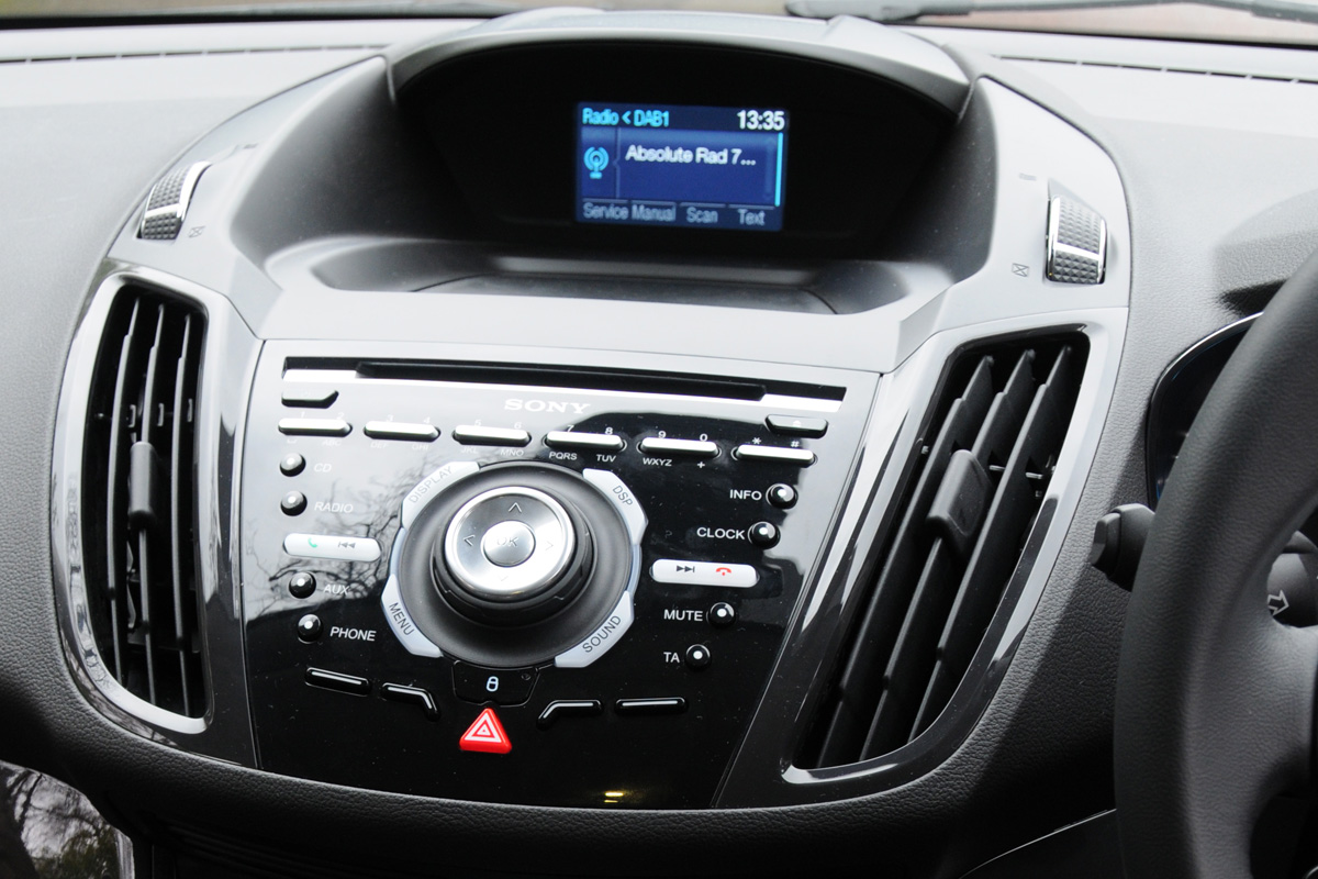 Ford Kuga centre console