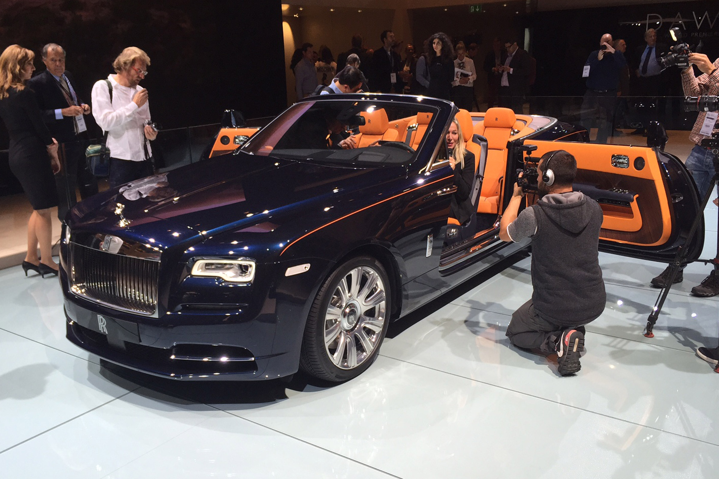 New Rolls-Royce Dawn convertible at Frankfurt