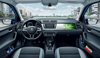Skoda Fabia custom dash