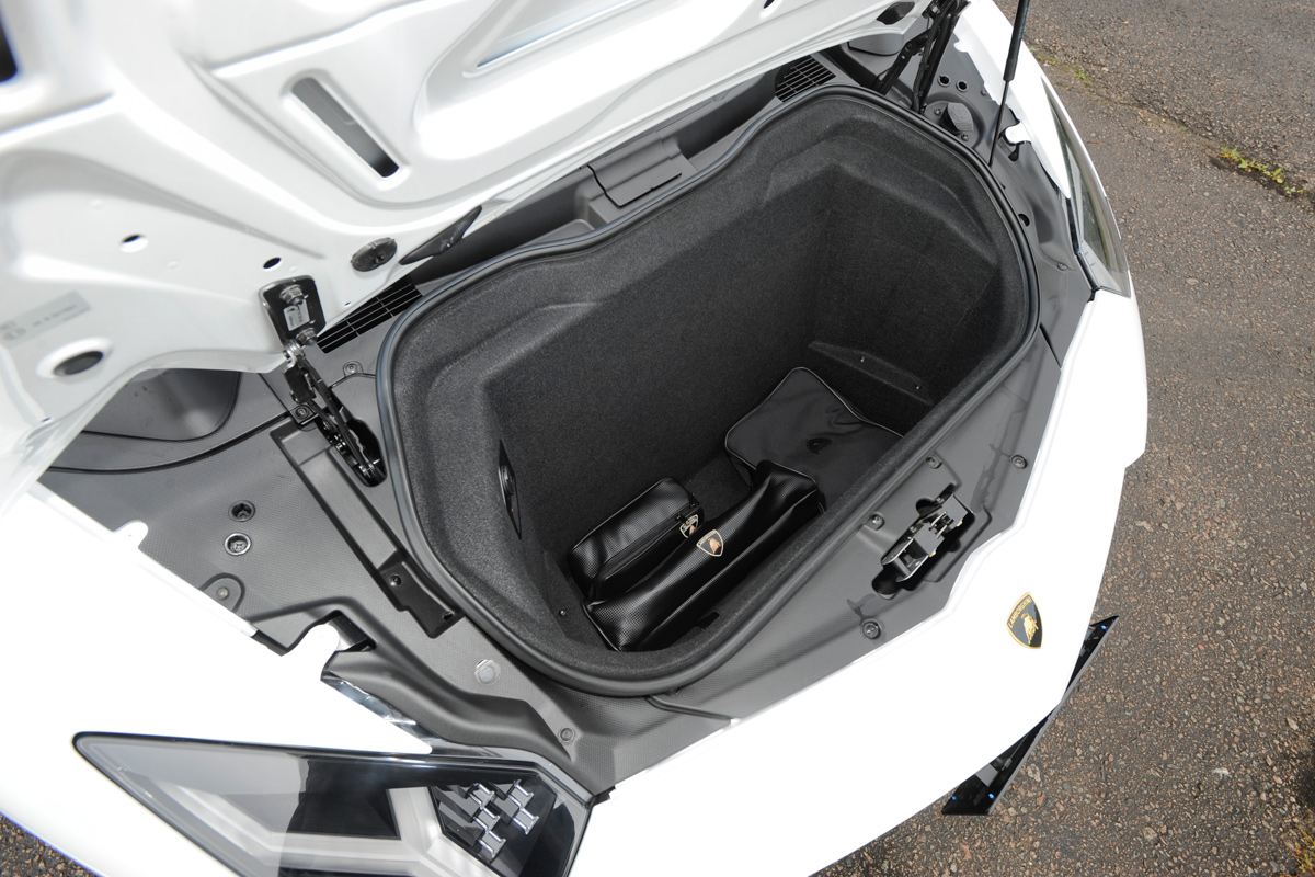 Lamborghini Aventador boot
