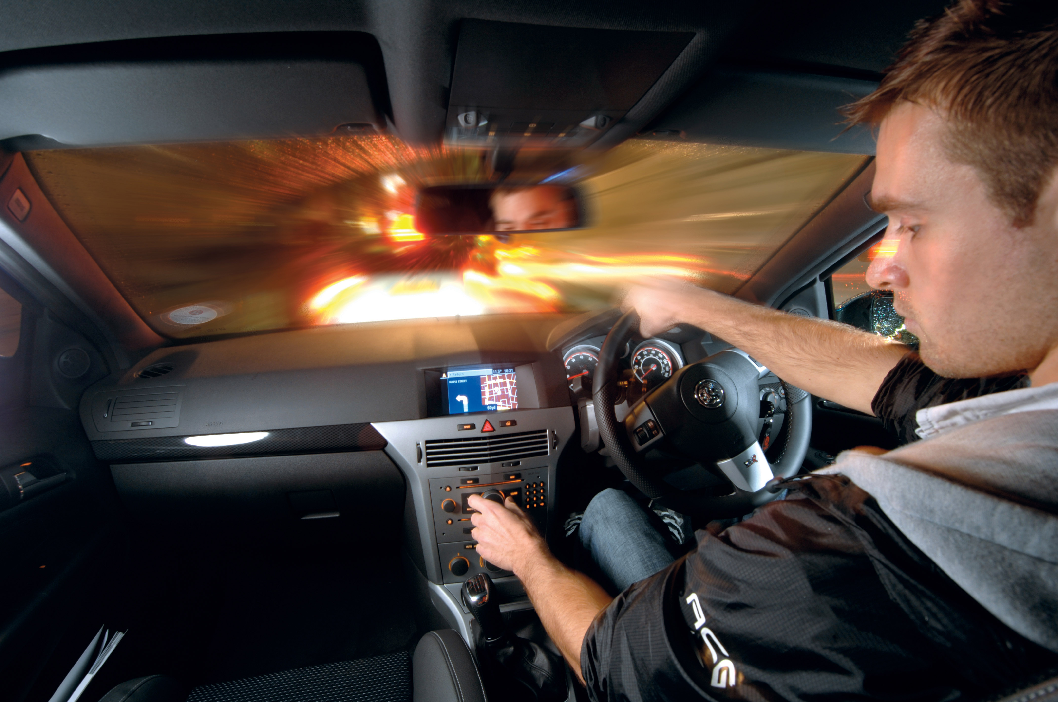 distracted driver