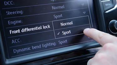 Volkswagen Golf GTI screen