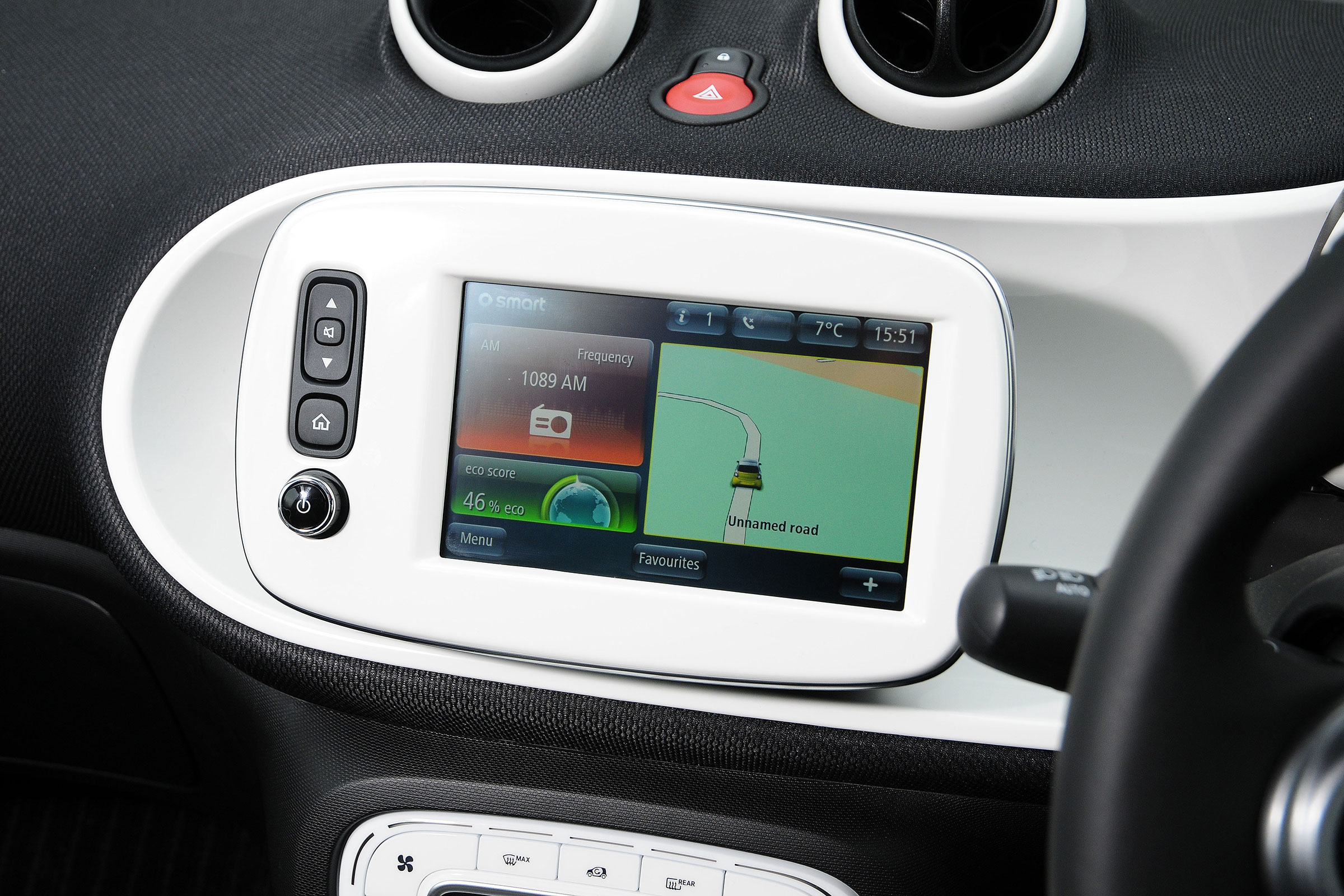 Smart ForFour - interior detail