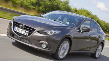 Mazda3 saloon front three quarter